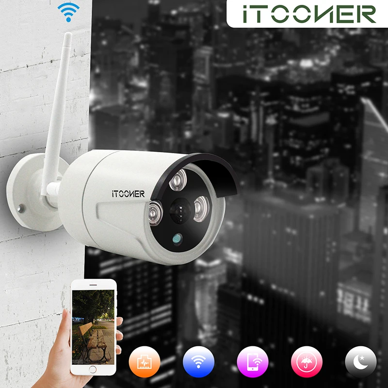 Дешевый набор wifi камеры 8CH IP CCTV комплект P2P ИК ночного видения Plug Play видео