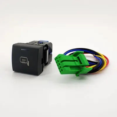 view heating switch Для Toyota Land Cruiser Prado- рулевое колесо нагревательные переключатели и зеркало заднего вида нагревательный переключатель и музыкальный переключатель - Цвет: view heating switch