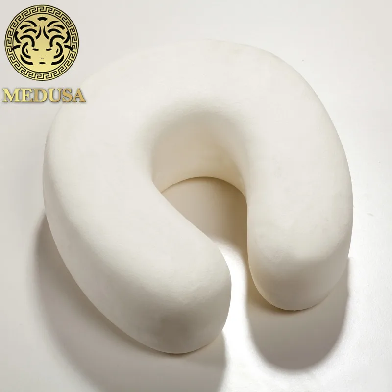 U-образный латексный бархатный ортопедический шейный постельные