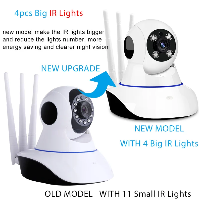 Lintratek беспроводная камера наблюдения PTZ HD 1080P Мини CCTV IP wifi домашняя детская