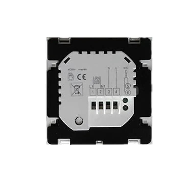 Черный/белый умный термостат WiFi Android и iOS контроль приложений Еженедельный