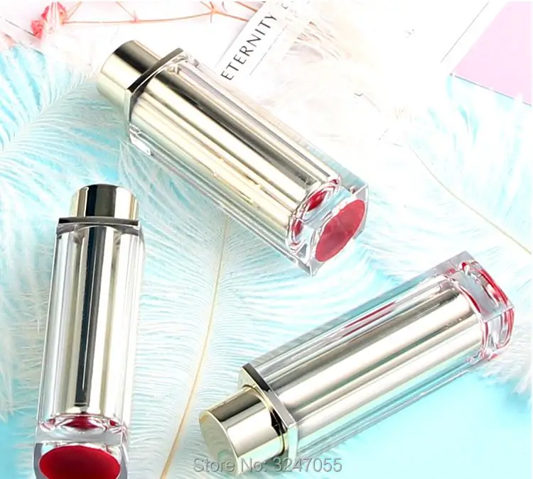Новое поступление пустой пластиковый тюбик для губной помады 40 шт./лот золотой