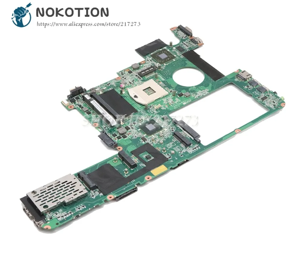 NOKOTION For Lenovo ideapad Y560P 15.6 inch Laptop Motherboard DAKL3EMB8E0 HM65 DDR3 HD 5650M Graphics 1GB