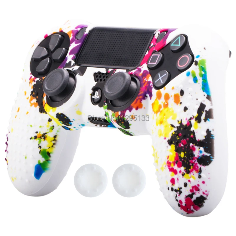 Противоскользящий силиконовый резиновый чехол для PS4 для sony Playstation 4 защитный чехол для контроллера s для PS4 Slim Pro Dualshock 4