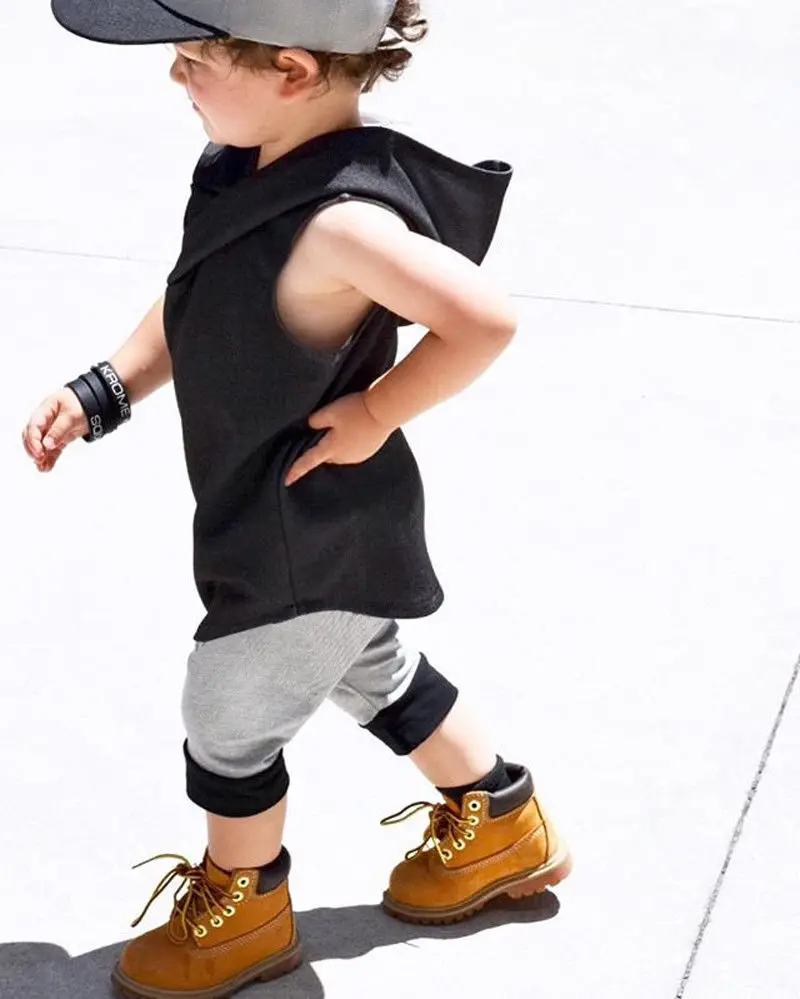 2019 Brand New 2PCS Newborn Toddler Infant Baby Boys Girl Hooded Tops Pants 2Pcs Set Kid Outfits Children Summer Clothing 6M-5T | Детская