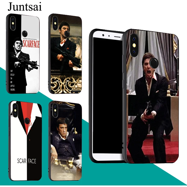 Чехол Тони Монтана Scarface Al Pacino для Red mi Note 9 Pro 9S 8T 8 9A 9C Mi 9T 10 Lite POCO X3 Couqe|Бамперы| |