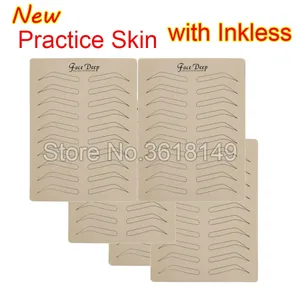 Татуировка для бровей 5 шт., микроблейдинг для бровей, Перманентный макияж, косметика для тренировок