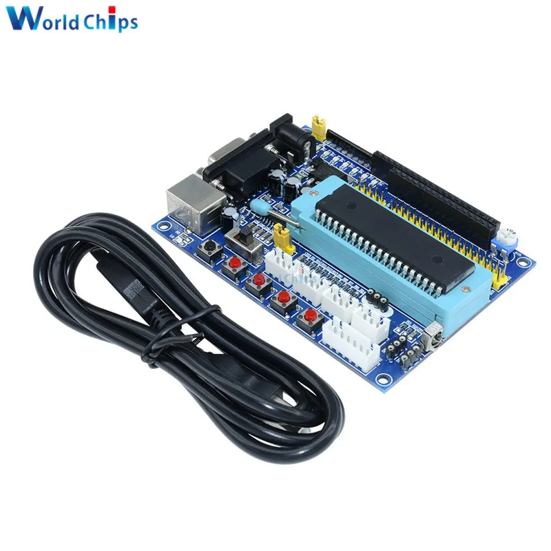 1 комплект USB PIC макетная плата PIC16F877A 12 В DC JTAG минимальная система микроконтроллер модуль MAX3232 ISP IO ICSP программный эмулятор