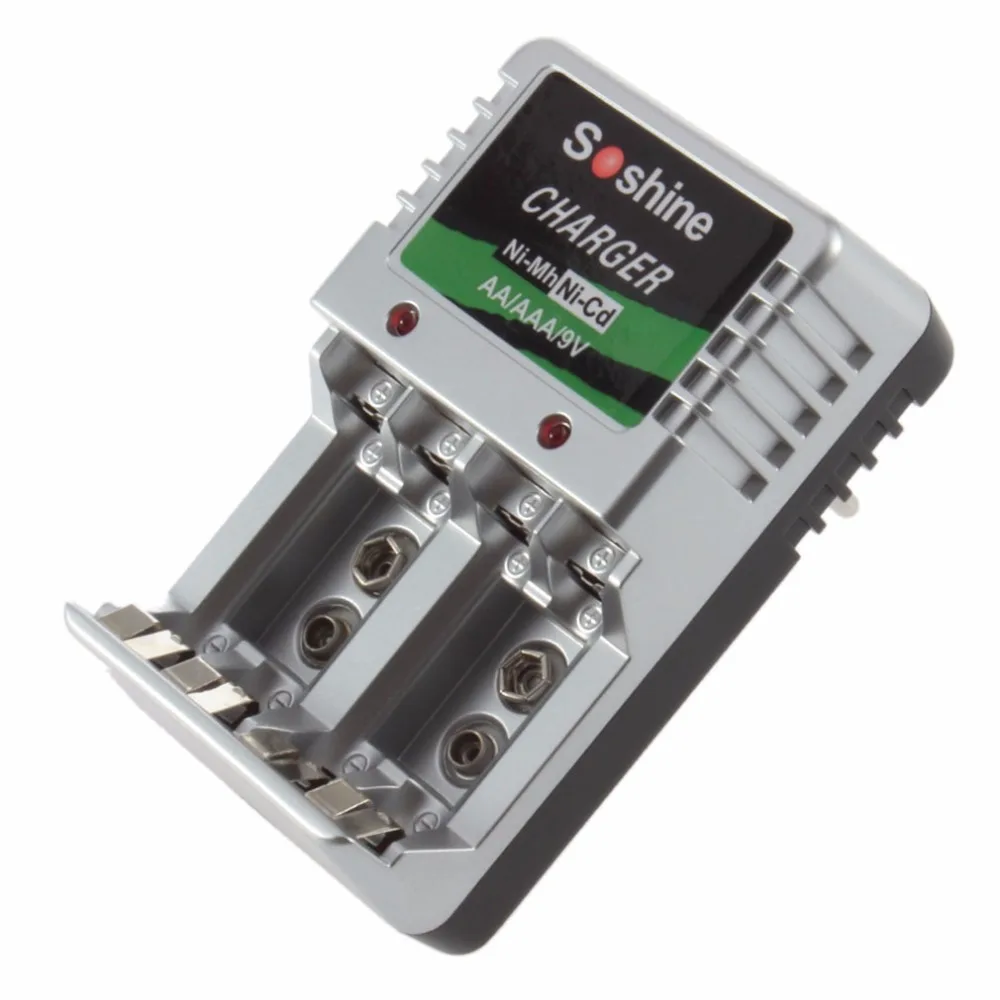 Зарядное устройство с европейской вилкой для аккумуляторов AA AAA 9V Ni-MH Ni-Cd, настенное зарядное устройство для путешествий