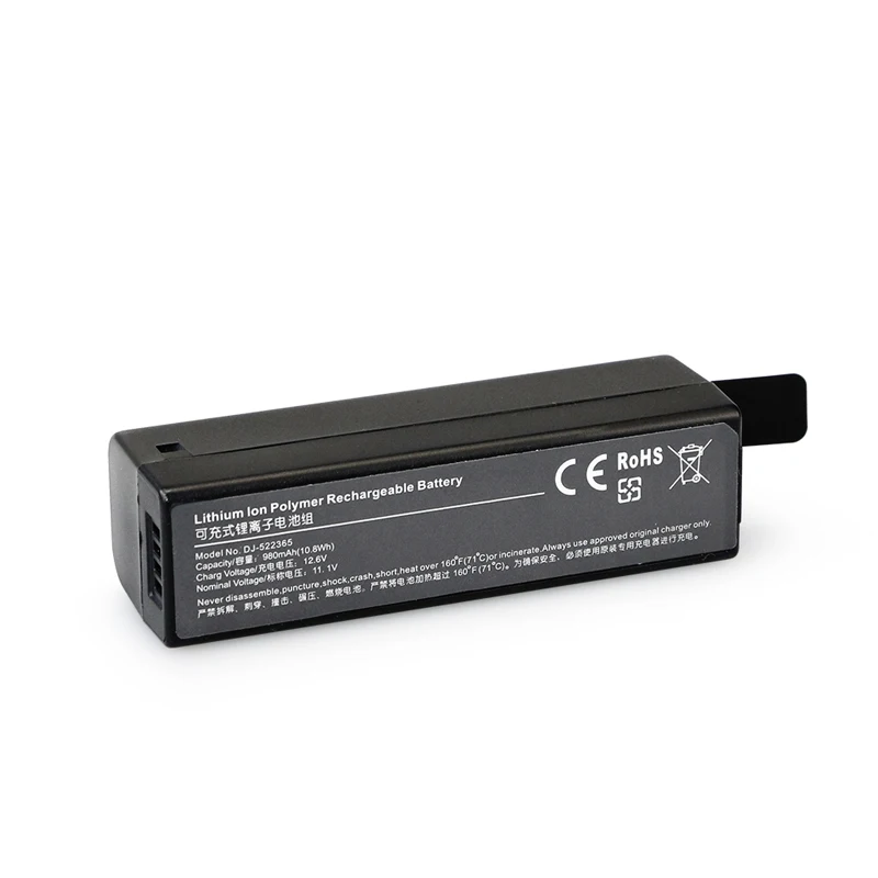 MELASTA 11 1 V 980 mAh Интеллектуальный Li Poymer Аккумулятор для DJI карманный компьютер osmo 4 K
