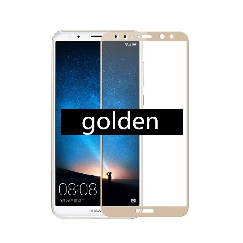 Полное покрытие закаленное Стекло для huawei Коврики 10 lite/Nove 2i Экран Защитная пленка
