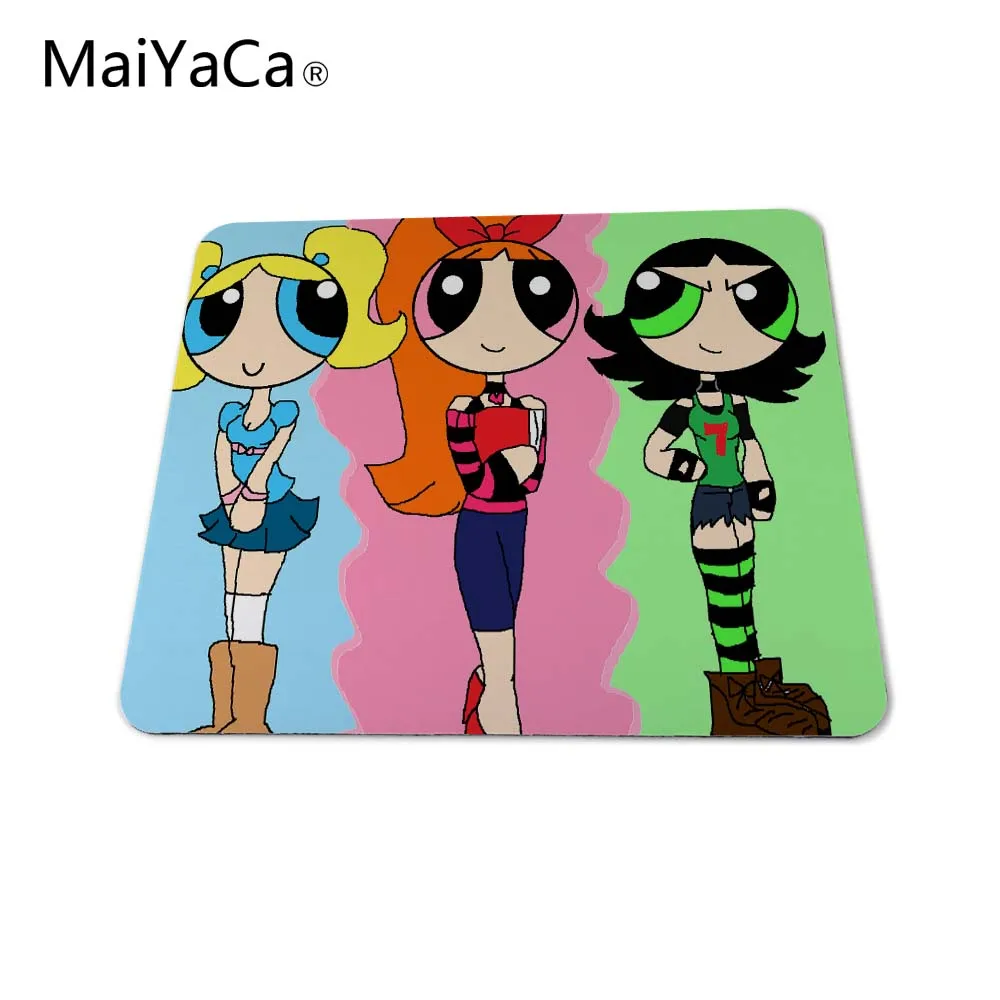 MaiYaCa индивидуальные роскошные печати красота японский Powerpuff девушки мышь коврик для оптических/трекбол мышь Прямая поставка услуги