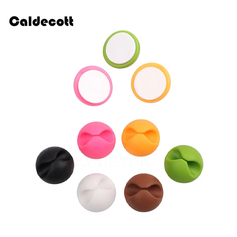 Держатель для кабеля Caldecott 4 шт. простой круглый usb держатель с зажимом зарядки