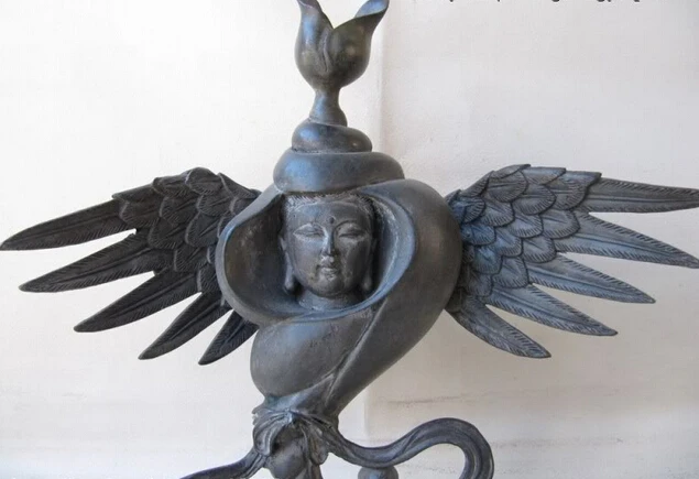 SCY коллекционный Бронзовый Статуя Льва S0426 9 &quotКитайский чистый бронзовый медный