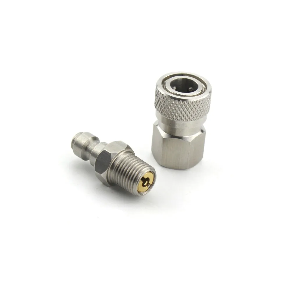 Пейнтбол PCP Airforce Нержавеющая сталь 1/8NPT штекер Женский Quick Disconnect муфта разъем