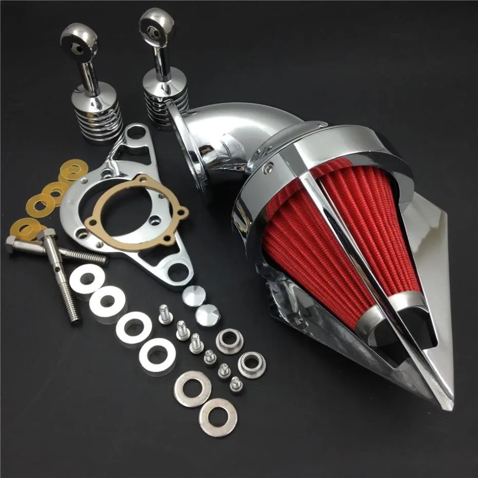 

For Harley Softail Dyna Touring Street Glide Road Glide Electra Glide Motorcycle Air Cleaner Kit Intake Filter Chrome