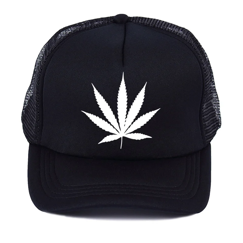 2019 летняя бейсболка с изображением сорняка кепка Кленовым листом сетчатая Кепка