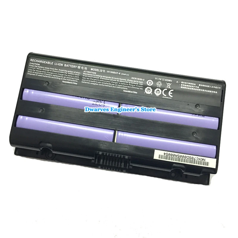 N150BAT-6 ноутбук Батарея для Clevo N150BAT-6 Metabox Альфа N170SD N150SD N151SD N155S 6-87-N150S-4292 Батарея 62Wh