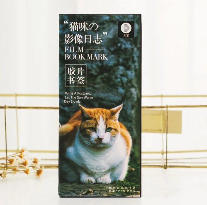 30 Шт./упак. Творческие Кошки Фильм Закладки Бумаги Мультфильм Животных Подарок