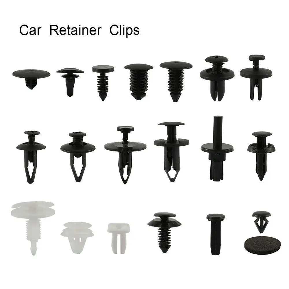 435PCS/Set Car Body Trim Clips Retainer Bumper Rivets Screws Panel Push Fastener Automotive Furniture Assembly Expansion Screws