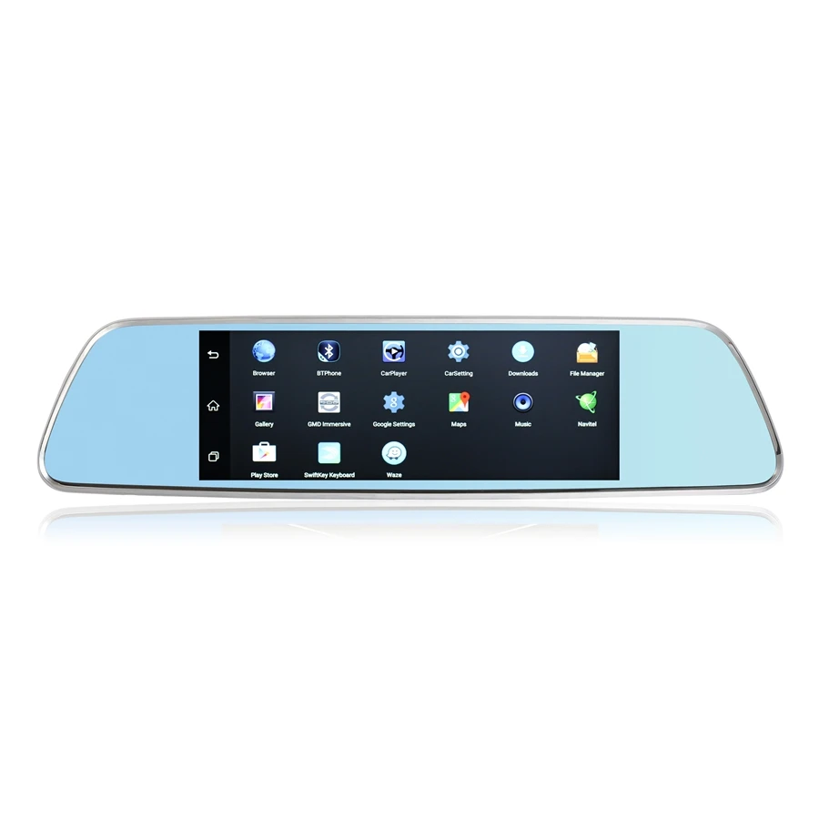 7 дюймов Bluetooth WiFi Android 3g автомобиль с сим картой gps навигации Full HD 1080 P двойной