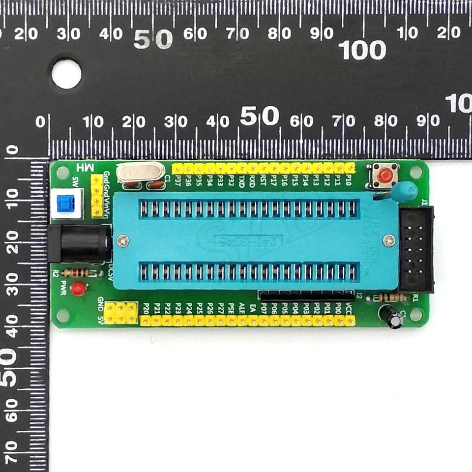 51 AVR MCU минимальная системная плата макетная обучающая STC микроконтроллер