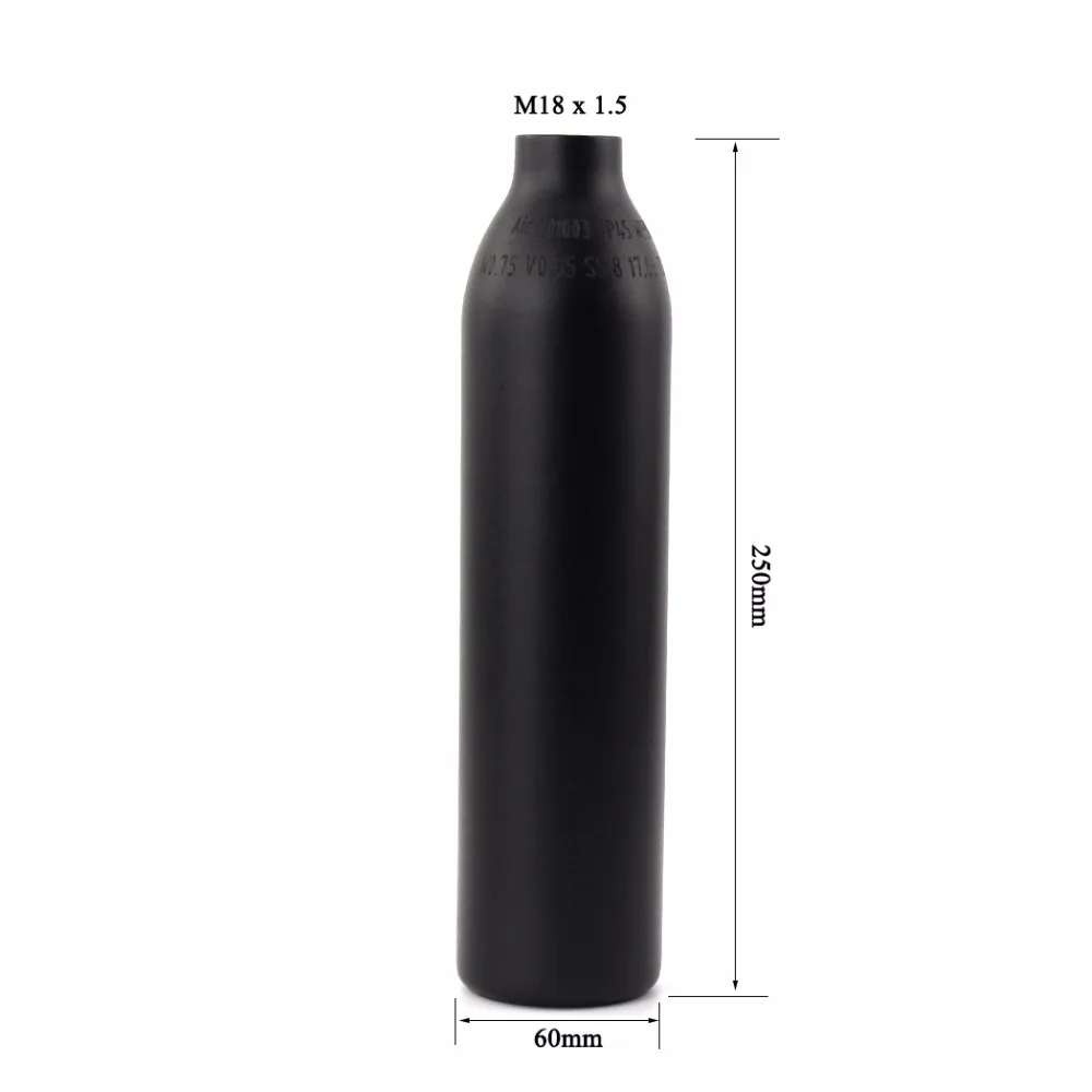 PCP Пейнтбол воздушный насос Баллон со сжатым воздухом 0.35L 300bar 4500psi высокое