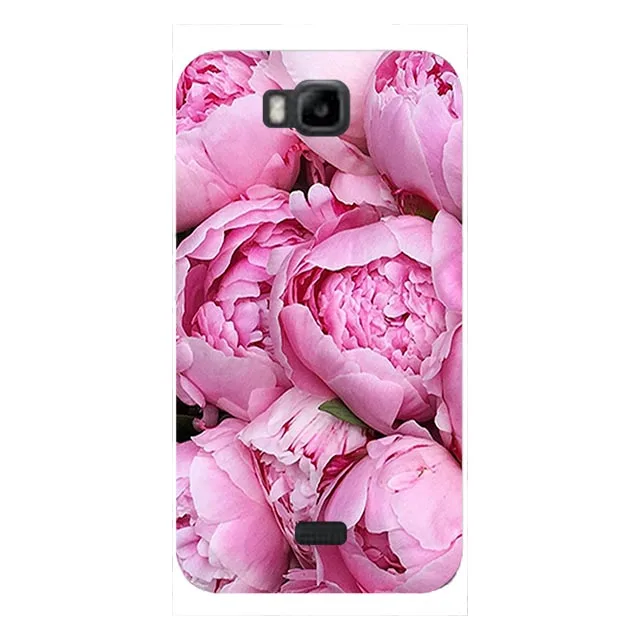 L106 Чехол для huawei Ascend Y541 Y 541 Мягкий силиконовый чехол на заднюю панель для huawei Honor Bee Y5C Y541-u02 Y560-u02 чехол с милым рисунком цветов s - Цвет: L106