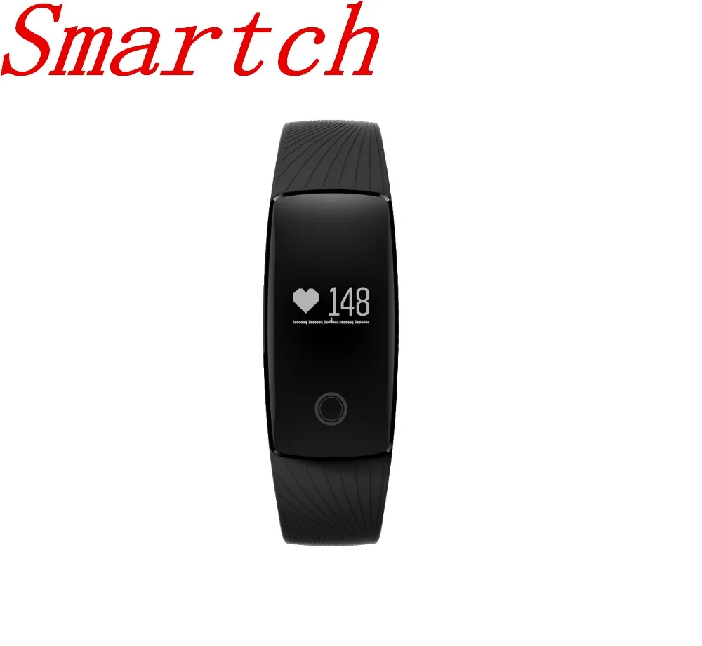 Smartch смарт браслет V05C часы пульсометр удаленного Bluetooth Smart Браслет Шагомер Фитнес