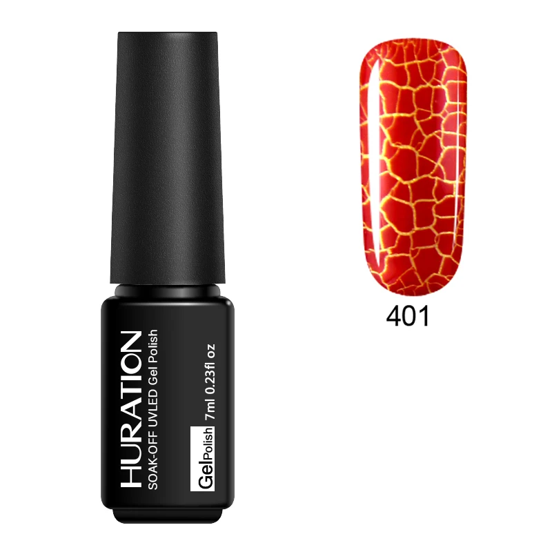 Huration Professional 7ML Nail Gel Polish Crack Shatter Colorful LED UV Varnish Soak Off Base Cracking Fashion Lacquer | Красота и
