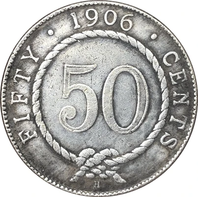 1906-H Саравак 50-процентная копия монет | Дом и сад