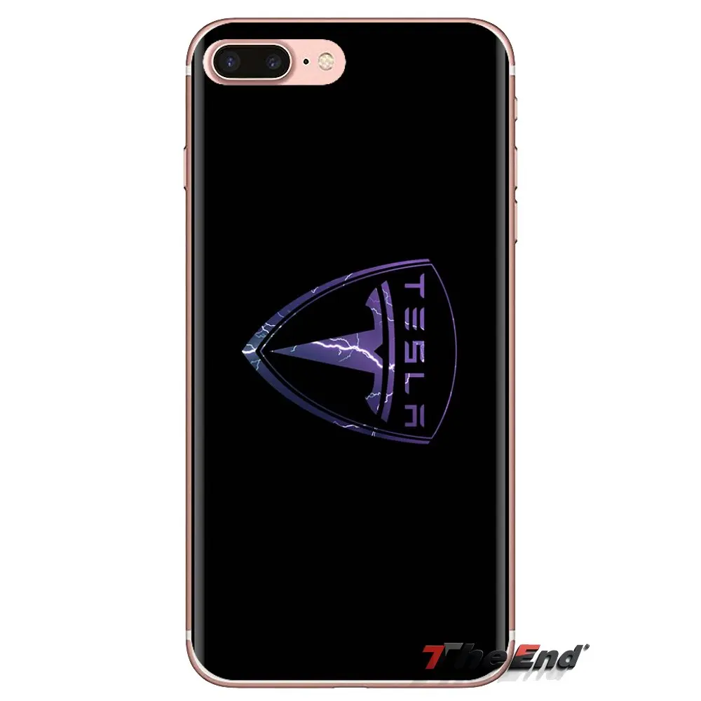 Силиконовый чехол с логотипом Tesla для Huawei G7 G8 P7 P8 P9 P10 P20 P30 Lite Mini Pro P Smart Plus 2017 2018 2019 |