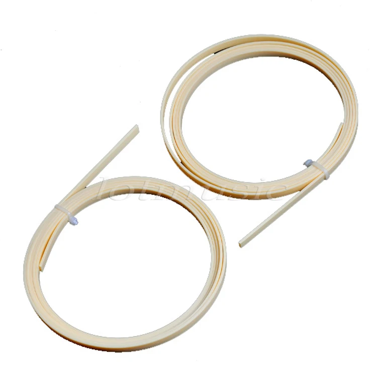 

2pcs ABS Cream Guitar Binding Inlay 1650 x 10 x 2mm Guitar Parts