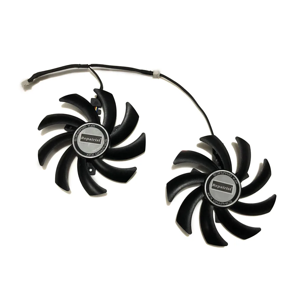 2 шт./компл. FY09010H12LPB RX 480/470 VGA GPU радиатор Графика вентилятор для XFX R9 285/280/290/290X/280X/390/390X Видеокарта охлаждения