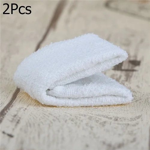 2Pcs 2/6/10 шт. 25x25 см, белый цвет ватные диски квадратные микрофибра ткань автомобиля Полотенца дома Кухня мыть House салфетка предметы домашнего обихода - Цвет: 2Pcs