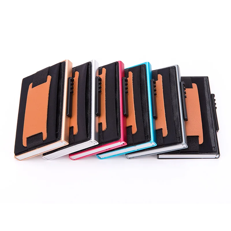 

Aluminum ID Holders Metal Card Case Anti Rfid Wallet Business Card Holder Wallet For Credit Cards Wallet