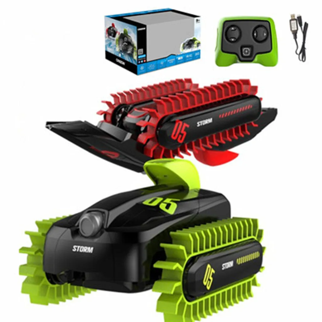 Автомобиль с дистанционным управлением, Бешеные радиоуправляемые игрушки, шторм, 2,4 г, 4WD, Электрический трюк, амфибия, грузовики, подарки, RTR игрушки D300429