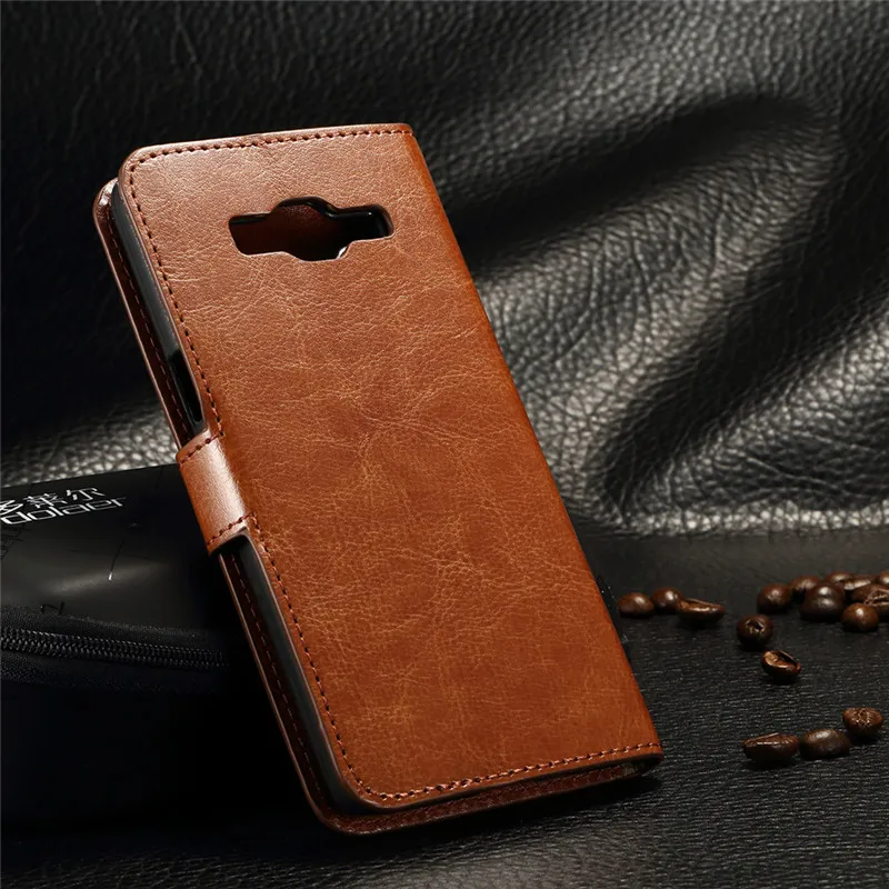 Роскошные Crazy Horse Pu кожаный Бумажник Чехлы Для Samsung Galaxy гранд Премьер-g530h G531H Стенд
