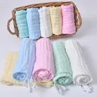 Марлевое детское слюнявчик хлопковое детское полотенце для мытья ванны детское маленькое квадратное носовой платок Товары для новорожденных