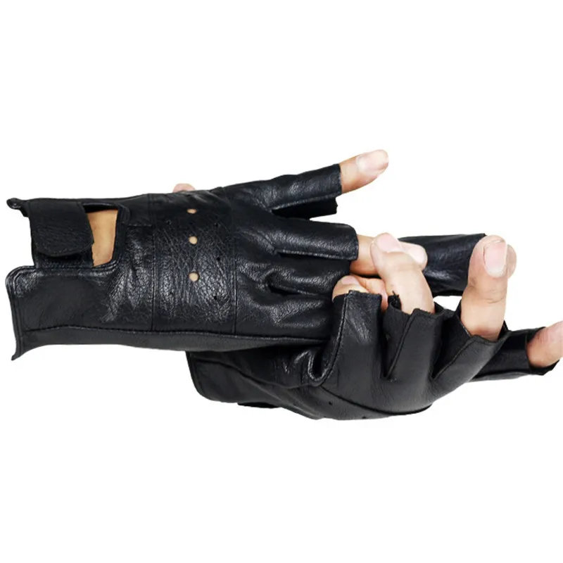 Перчатки Long Keeper мужские из натуральной кожи перчатки без пальцев овечьей