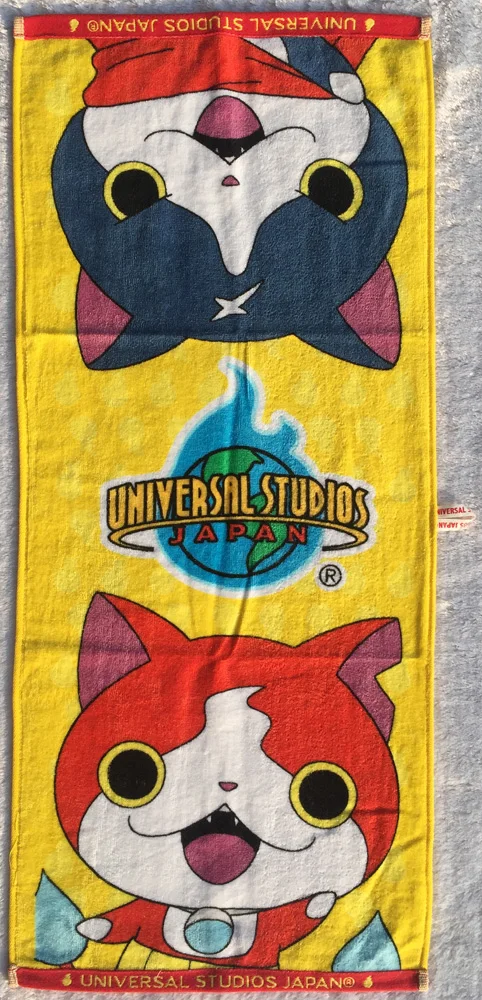 

3DS Yo kai Watch Jibanyan 34cm*80cm 100% Cotton Handkerchief Cartoon Towel