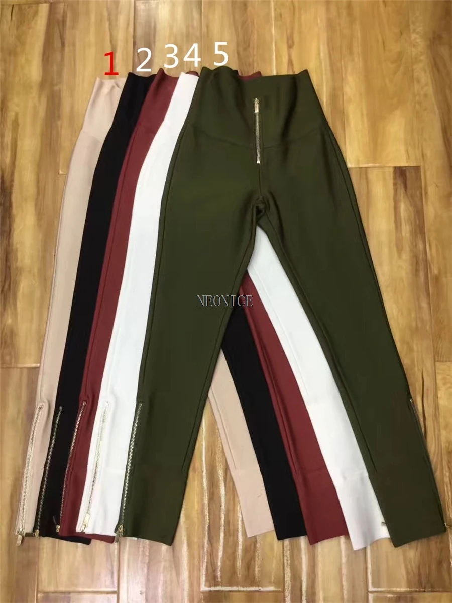 2017 летние бандажные женские штаны эластичные обтягивающие для ночного клуба дня