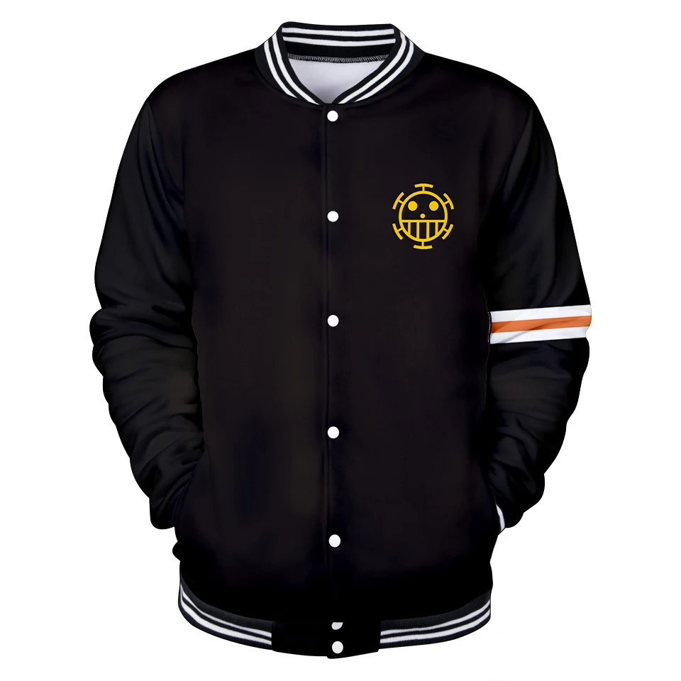 

Hot New One Piece 3D Baseball Jackets Men Print Sweatshirts Women Casual 3D Jackte One Piece Sweatshirts Men's Baseball Jacket