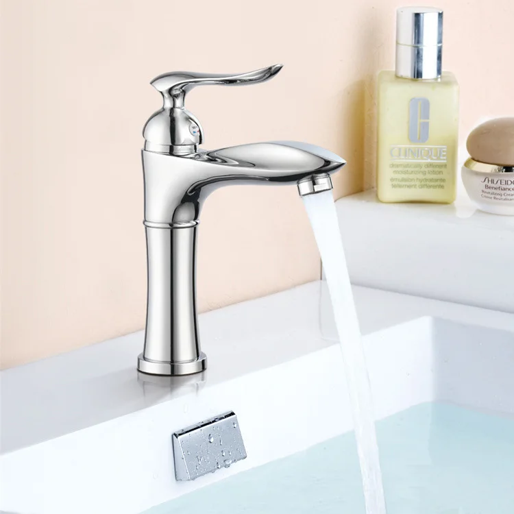 Смеситель для раковины в ванную комнату смеситель горячая и холодная медная