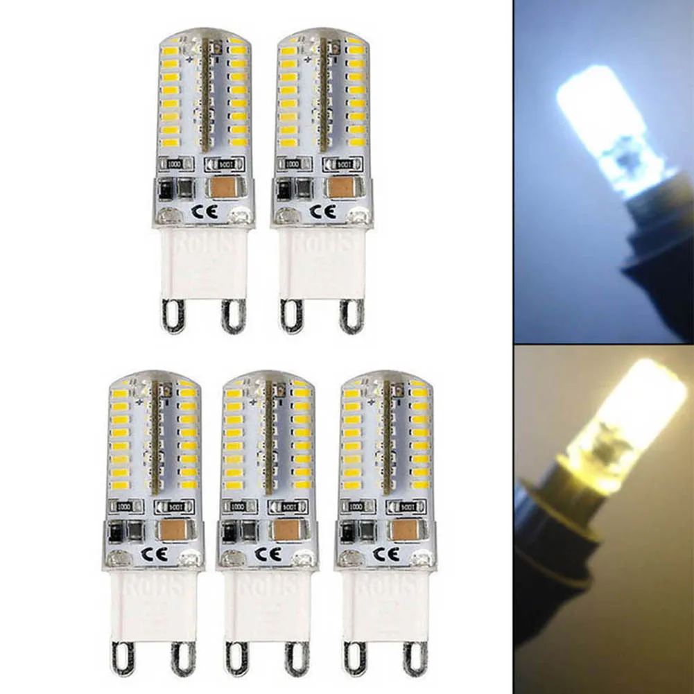 5 шт. G9 Вт светодиодный 3014 64SMD точечный светильник теплый белый/холодный