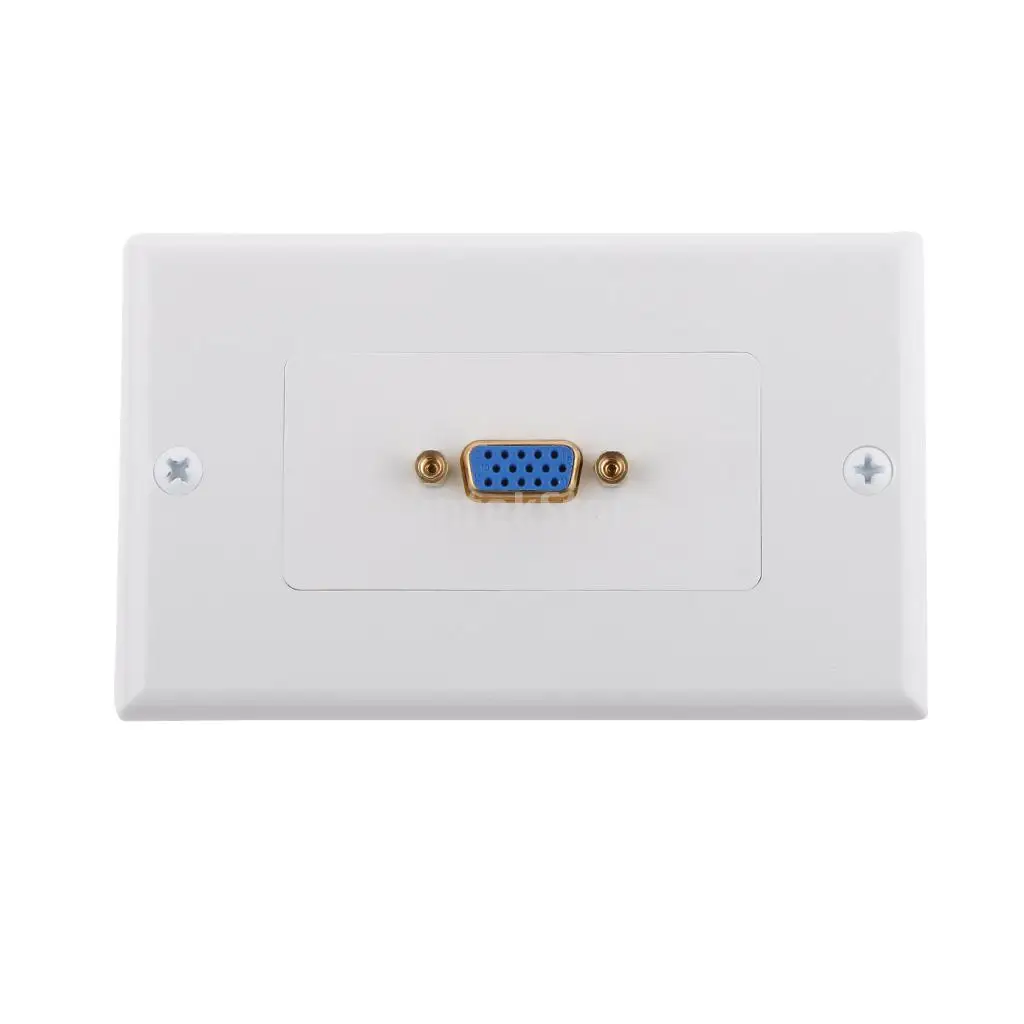 VGA HDMI настенная передняя панель с Fly Lead удлинитель Мама-мама 15Pin белый |