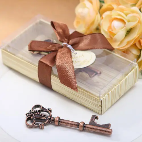 60 шт./лот Винтаж ключ открывалка для бутылок свадебной вина металла Открывалки