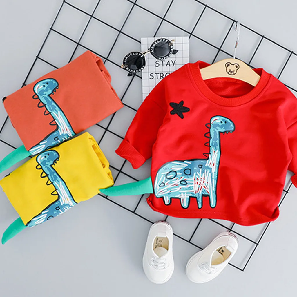 SAGACE комплект для малышей одежды с длинными рукавами свитшоты маленьких