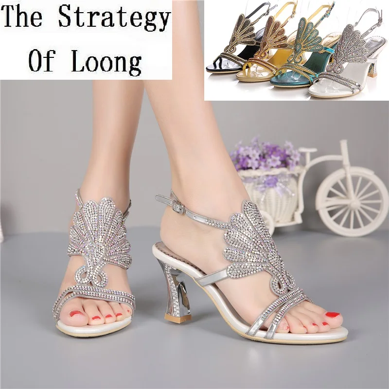 Женские сандалии-гладиаторы из натуральной кожи с открытым носком на высоком