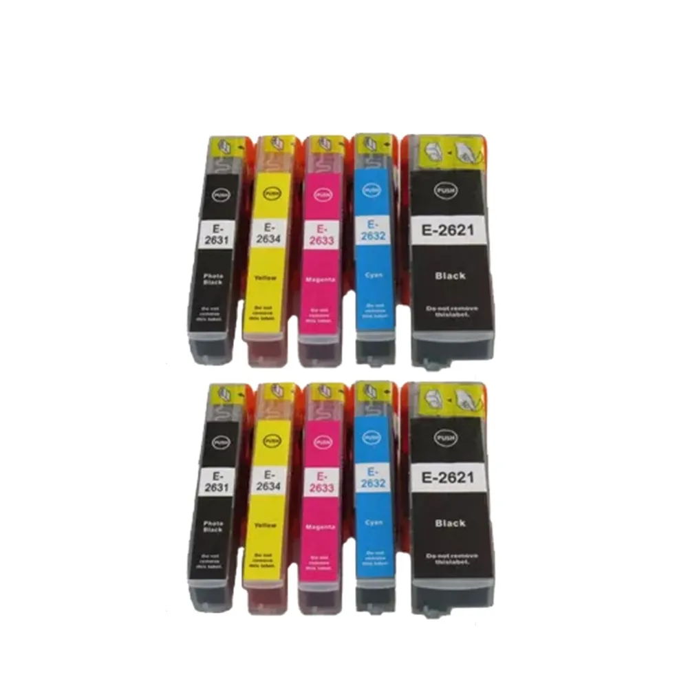 

10PK совместимый чернильный картридж T2621 26 XL для Epson Expression XP 700 710 720 610 520 610 510 605 800 810 820 принтер